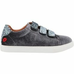 Bons baisers de Paname Edith Velours Glitter Gris Couleur GRIS