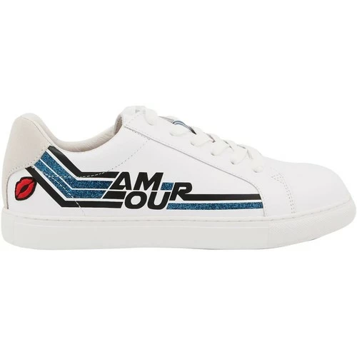 Bons baisers de Paname Simone Retro Amour Blanc/bleu Couleur BLANC