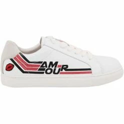 Bons baisers de Paname Simone Retro Amour Blanc/rose Couleur BLANC