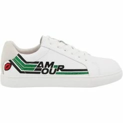 Bons baisers de Paname Simone Retro Amour Blanc/vert Couleur BLANC