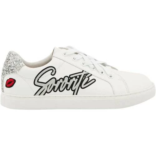 Bons baisers de Paname Simone Sororité Unité Glitter Argent Couleur BLANC