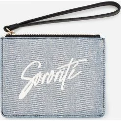 Bons baisers de Paname Grand Porte Cartes Sororite Silver Denim Couleur SILVER DENIM