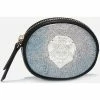 Bons baisers de Paname Porte Monnaie Rond Sororite Silver Denim Couleur SILVER DENIM
