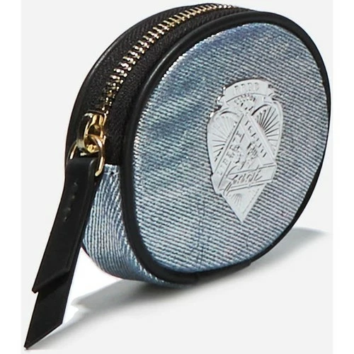 Bons baisers de Paname Porte Monnaie Rond Sororite Silver Denim Couleur SILVER DENIM – Image 2