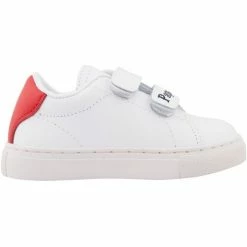 Bons baisers de Paname Baskets en cuir Mini Edith Papa Maman Couleur BLANC
