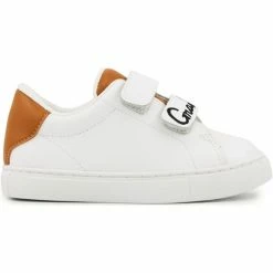 Bons baisers de Paname Baskets en cuir Mini Edith Grand Frère Couleur BLANC