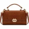 Bons baisers de Paname Small Satchel Sealed With A Kiss Lézard Cognac Couleur LEZARD COGNAC