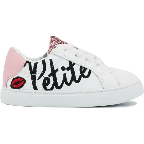 Bons baisers de Paname Baskets en cuir Mini Simone Petite Soeur Couleur Blanc
