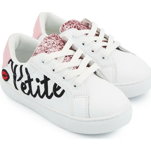 Bons baisers de Paname Baskets en cuir Mini Simone Petite Soeur Couleur Blanc – Image 3