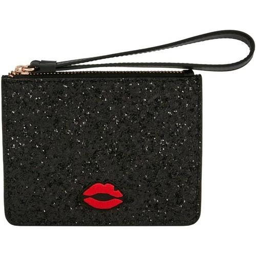 Bons baisers de Paname Grand Porte Carte Shimmer Noir Couleur Noir