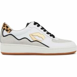 Bons baisers de Paname Loulou Blanc Gold Leopard Couleur Blanc