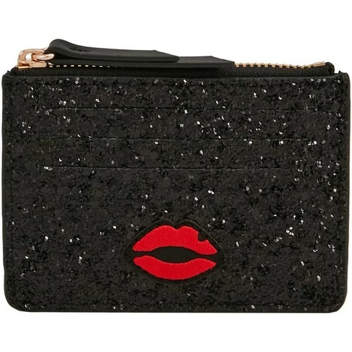 Bons baisers de Paname Porte Carte Shimmer Noir Couleur Noir