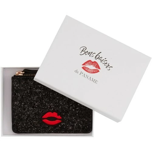 Bons baisers de Paname Porte Carte Shimmer Noir Couleur Noir – Image 3