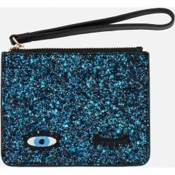 Bons baisers de Paname Grand Porte Carte Shimmer Bleu Couleur BLEU