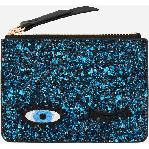 Bons baisers de Paname Porte Carte Shimmer Bleu Couleur BLEU