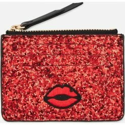 Bons baisers de Paname Porte Carte Shimmer Rouge Couleur ROUGE