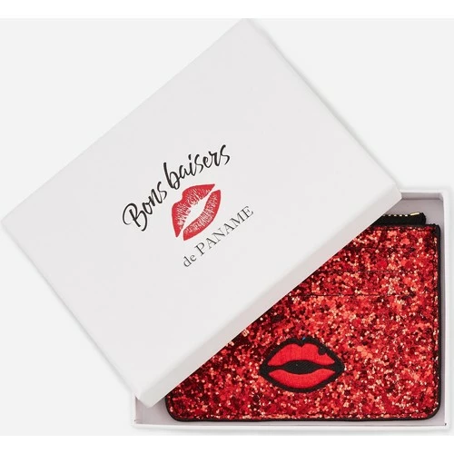 Bons baisers de Paname Porte Carte Shimmer Rouge Couleur ROUGE – Image 3