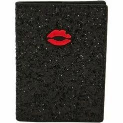 Bons baisers de Paname Porte Passeport Shimmer Noir Couleur Noir