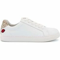 Bons baisers de Paname Simone Petit Amour Glitter Or Rose Couleur Blanc