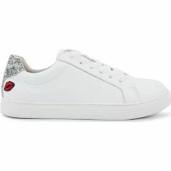 Bons baisers de Paname Simone Petit Amour Glitter Argent Couleur Blanc