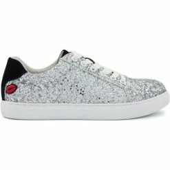 Bons baisers de Paname Simone Glitter Argent Couleur Blanc
