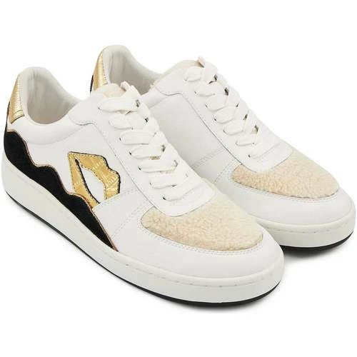 Bons baisers de Paname Loulou Blanc Gold Croco Couleur GOLD – Image 2