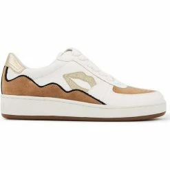 Bons baisers de Paname Loulou Blanc Gold Suede Couleur GOLD