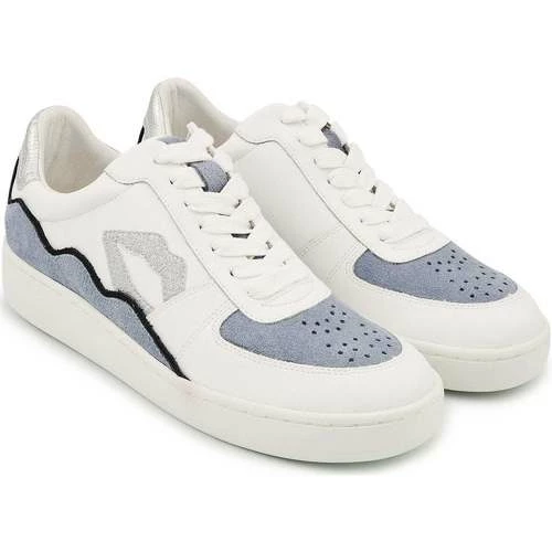 Bons baisers de Paname Loulou Blanc Silver Suede Couleur SILVER – Image 2