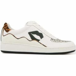 Bons baisers de Paname Loulou Blanc Snake Léopard Glitter Couleur BLANC