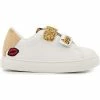 Bons baisers de Paname Baskets en cuir Mini Edith Born To Be Cute Couleur BLANC