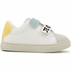 Bons baisers de Paname Baskets en cuir Mini Edith Je Kiff Tonton Couleur BLANC