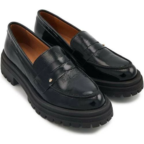 Bons baisers de Paname Norma Cuir Brillant Noir Couleur Noir – Image 2