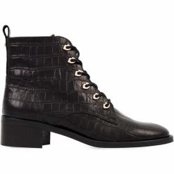 Bons baisers de Paname Paulette Cuir Façon Croco Noir Couleur Noir