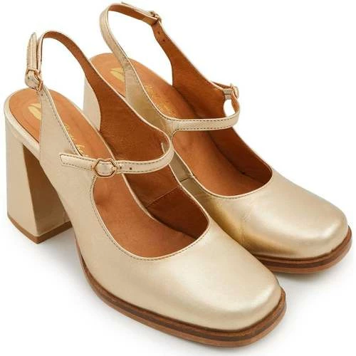 Bons baisers de Paname Flora Cuir Métalissé Light Gold Couleur GOLD – Image 2