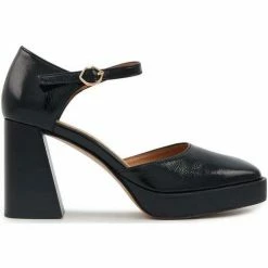 Bons baisers de Paname Ivy Cuir Brillant Noir Couleur Noir